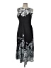 Made With Love Graphic Black Cocktail Dress Size L - photo 1
