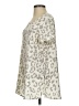 Mary Square 100% Polyester Animal Print Silver Short Sleeve Blouse Size S - photo 5