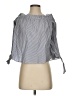 American Eagle Outfitters Gray 3/4 Sleeve Blouse Size S - photo 1