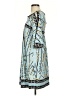 BCBGMAXAZRIA Print Teal Casual Dress Size S - photo 5
