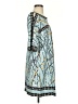BCBGMAXAZRIA Print Teal Casual Dress Size S - photo 4