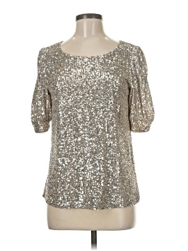 Cable & Gauge Short Sleeve Blouse
