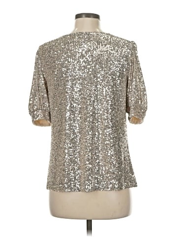 Cable & Gauge Short Sleeve Blouse (view 2)