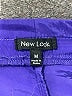 New Look 100% Polyester Color Block Blue Cargo Pants Size M - photo 4