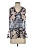 CAbi 100% Polyester Blue Sleeveless Blouse Size XS - photo 1