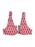 Unbranded Print Red Swimsuit Top Size S (estimated) - photo 1