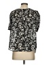 J.Crew 100% Polyester Black Short Sleeve Blouse Size S - photo 2