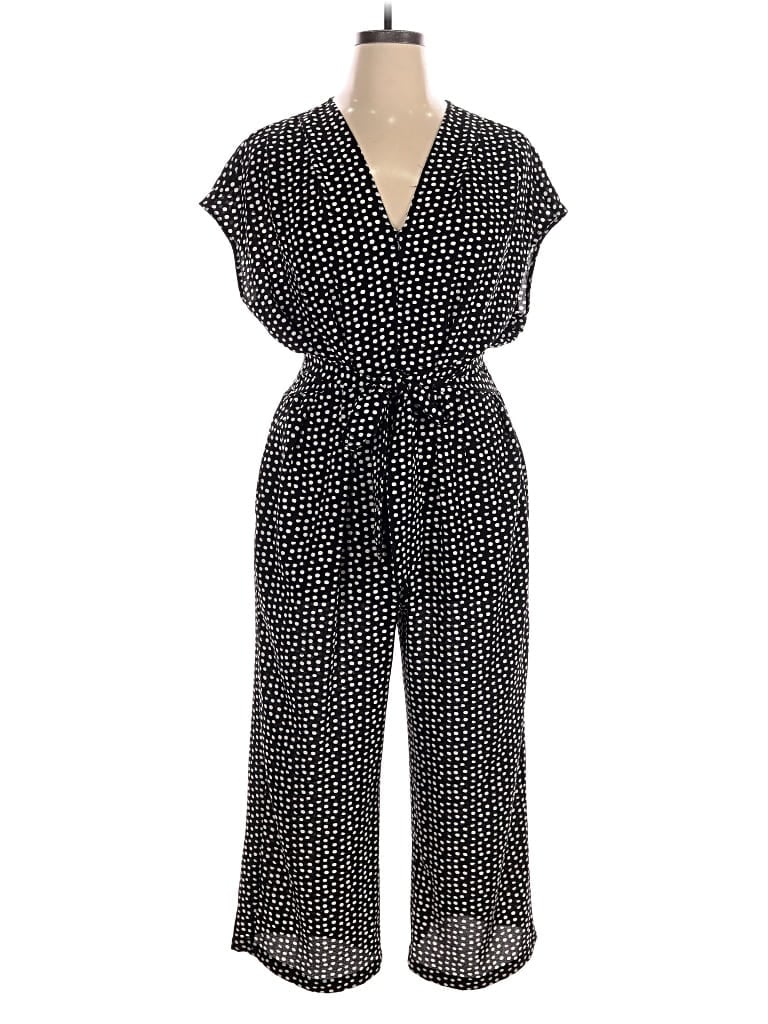 Pre-owned Max Studio Jumpsuit In Black