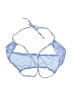 Unbranded Print Blue Swimsuit Top Size S (estimated) - photo 2