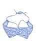 Unbranded Print Blue Swimsuit Top Size S (estimated) - photo 1