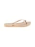 Havaianas Tan Gold Flip Flops Size EU 37 - photo 1
