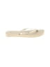Assorted Brands Gold Gray Flip Flops Size 7 - photo 1