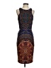 Analili Graphic Blue Cocktail Dress Size S - photo 1