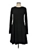 Unbranded Solid Black Casual Dress Size S - photo 1
