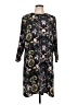 Y.A.S 100% Polyester Print Black Casual Dress Size L - photo 1