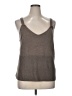Candace Cameron Bure Gray Sleeveless Top Size XL - photo 1