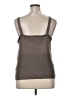 Candace Cameron Bure Gray Sleeveless Top Size XL - photo 2