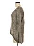 Sisters Metallic Silver Pullover Sweater Size M - photo 5