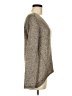 Sisters Metallic Silver Pullover Sweater Size M - photo 4