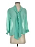 rue21 100% Polyester Teal 3/4 Sleeve Blouse Size S - photo 1