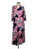 Natori Print Blue Pink Casual Dress Size S - photo 1