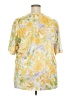 Unbranded 100% Polyester Yellow Short Sleeve Blouse Size 3X - photo 2