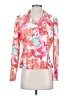 Le Suit 100% Polyester Print White Jacket Size 4 - photo 1
