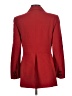 AKRIS 100% Rayon Red Coat Size 10 - photo 2