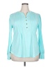 Unbranded Teal Long Sleeve Blouse Size XXL (estimated) - photo 1