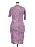 Lularoe Graphic Pink Casual Dress Size 2X - photo 2