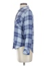 Rails 100% Rayon Plaid Blue Long Sleeve Button-Down Shirt Size XS - photo 5