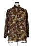 Josephine 100% Polyester Animal Print Brown Long Sleeve Blouse Size 14 - photo 1
