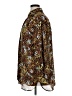 Josephine 100% Polyester Animal Print Brown Long Sleeve Blouse Size 14 - photo 5