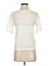 Helmut Lang Ivory Short Sleeve Turtleneck Size P (petite) - photo 1