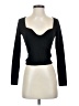 Aqua Black Long Sleeve Top Size S - photo 1