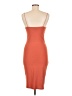 Mind Code Solid Orange Cocktail Dress Size M - photo 2