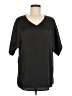 HOTOUCH Black Short Sleeve Blouse Size M - photo 1