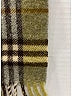 Burberry 100% Lambswool Plaid Yellow Scarf One size - photo 6