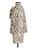 Shein 100% Polyester Animal Print Ivory Long Sleeve Blouse Size 4 - photo 5