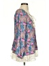 Matilda Jane 100% Rayon Blue 3/4 Sleeve Blouse Size XS - photo 4