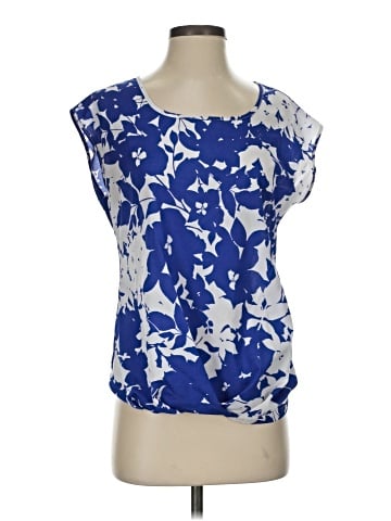 New York & Company Short Sleeve Blouse (view 1)