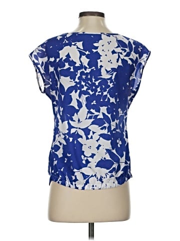 New York & Company Short Sleeve Blouse (view 2)