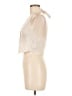 Shein Ivory Sleeveless Button-Down Shirt Size 6 - photo 5