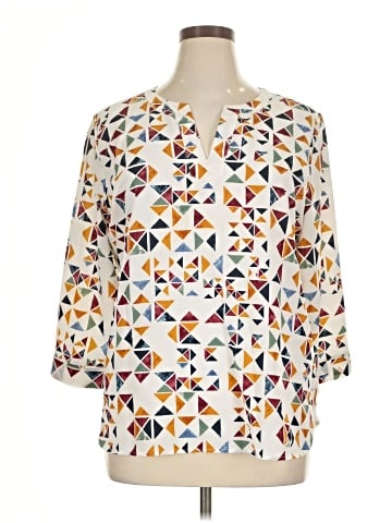 Van Heusen 3/4 Sleeve Blouse (view 1)