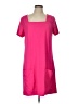 Unbranded Solid Pink Casual Dress Size L - photo 1