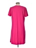 Unbranded Solid Pink Casual Dress Size L - photo 2