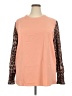 Unbranded 100% Polyester Orange Long Sleeve Top Size 2X - photo 1