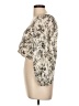 Express 100% Polyester Ivory 3/4 Sleeve Blouse Size L - photo 5