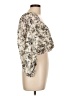 Express 100% Polyester Ivory 3/4 Sleeve Blouse Size L - photo 4