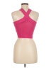 Babaton Solid Pink Bodysuit Size M - photo 2